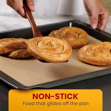 220 PCS Parchment Paper Baking Sheets, 12x16 Inches by Baker's Signature | Precut Non-Stick & Unbleached - Will Not Curl or Burn, Non-Toxic & Comes in Convenient Packaging - Image 7