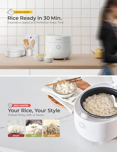 CUCKOO CR-0675FW 6-Cup (Uncooked) / 12-Cup (Cooked) Micom Rice Cooker with Nonstick Inner Pot, 13 Menu Modes, LCD Display, Fuzzy Logic Tech, Auto Clean (White) - Image 5