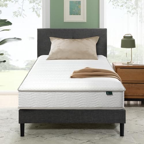 ZINUS 6 Inch Foam and Spring Hybrid Mattress [New Version], Twin, Medium Firmness, Durable Support, Certified Safe Foams & Fabric, Mattress in A Box - Image 1