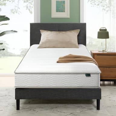 ZINUS 6 Inch Foam and Spring Hybrid Mattress [New Version], Twin, Medium Firmness, Durable Support, Certified Safe Foams & Fabric, Mattress in A Box - Image 1