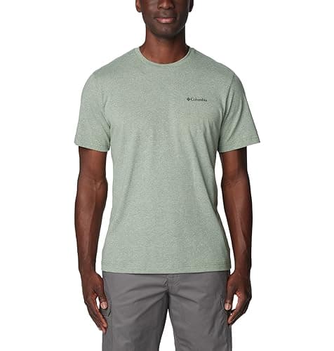 Columbia Men's Thistletown Hills Short Sleeve, Canteen Heather, XX-Large - Image 1