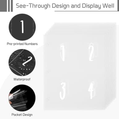 100 Envelopes Money Saving Challenge Binder with Laminated Tracker, Budget Binder with Cash Envelopes, Easy and Fun Way to Save $5,050 (Black) - Image 5