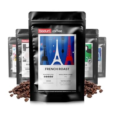 Bodum Roasting French Roast Coffee, Whole Bean, 12oz (340g) - Roasted in Denmark - Image 1