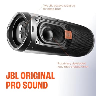 JBL FLIP 5, Waterproof Portable Bluetooth Speaker, Black, Small - Image 3