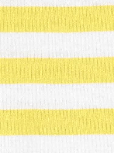 Simple Joys by Carter's Unisex Babies' Short-Sleeve Bodysuit, Pack of 6, Grey/Yellow, Newborn - Image 3