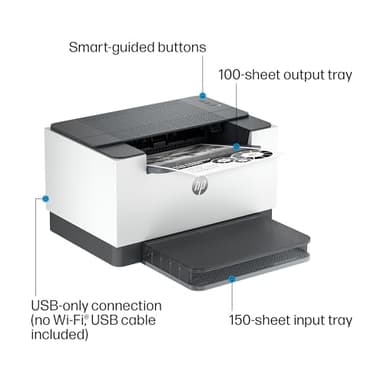 HP LaserJet M209d Laser Printer, Black and White, Automatic Duplex, USB Connection Only (Cable Included), Ideal in Home Office (8J9L0F) - Image 4