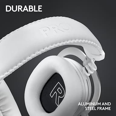 Logitech G PRO X 2 Lightspeed Wireless Gaming Headset: Wireless Gaming Headphones with Mic, 50mm Graphene Drivers, 2.02.0—7.1 Surround, Bluetooth/USB/3.5mm Aux, for PS4/PS5/PC/Nintendo Switch - White - Image 8