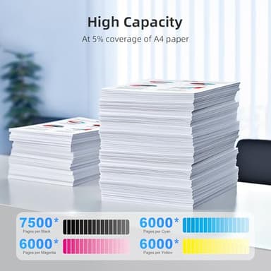 414X Toner Cartridges (with CHIP) Replacement for HP 414A Toner Cartridges 4 Pack - HP 414X Work for HP Color Laser Jet Pro MFP M479fdw M454dw M479fdn M454dn M479dw M479, 414X Toner W2020X - Image 2