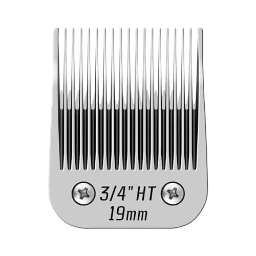 3/4HT Detachable Pet Dog Grooming Stainless Steel Blades,Compatible with Andis/Oster A5,Wahl KM10 Series Dog Clippers,Cut Length 3/4"(19mm) - Image 1