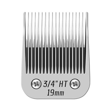3/4HT Detachable Pet Dog Grooming Stainless Steel Blades,Compatible with Andis/Oster A5,Wahl KM10 Series Dog Clippers,Cut Length 3/4"(19mm) - Image 1