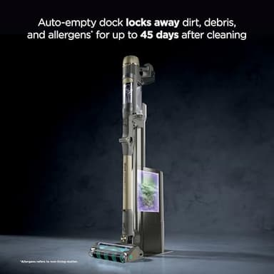 Shark PowerDetect Pet Plus Clean & Empty Cordless Stick Vacuum & Auto-Empty System, Powerful Suction, HEPA Filtration, Carpet & Hard Floor, Portable, Stick Vacuum for Pet Hair, Dark Gray, IP3253 - Image 4