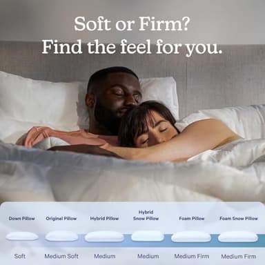 Casper Original Pillow for Sleeping, Standard, White, Two Pack - Image 6