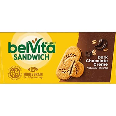 belVita Breakfast Bar Biscuit Sandwiches, Dark Chocolate Creme, 64 Total Packs, 8 Boxes (2 Biscuits Per Pack) - Image 16