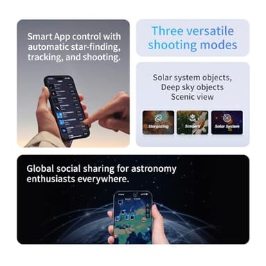 ZWO Seestar S30 All-in-One Smart Digital Telescope/Camera Compact and Portable Travel Companion for Astronomy Enthusiasts & Casual Stargazers - Image 6