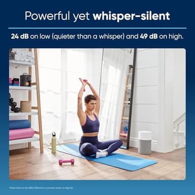 BLUEAIR Air Purifiers for Bedroom Small Room Air Purifiers for Home Air Purifiers for Pets Allergies Air Cleaner, HEPASilent Virus Air Purifier for Dust Baby Air Purifier for Nursery Blue Pure 511 - Image 4