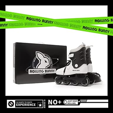 RollingBunny Inline Skates for Women Girls - Adult Inline Skates for Outdoor and Indoor, with Durable Outer Shell and Ankle Support, ABEC-7 Bearings, Solid and Comfortable - Image 6