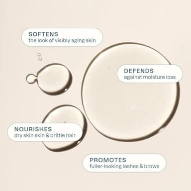 Cliganic Organic Castor Oil, 100% Pure - For Hair, Skin, Face, Eyelashes & Eyebrows | Natural Cold Pressed Unrefined Hexane-Free (8oz) - Image 6