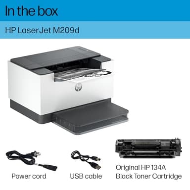 HP LaserJet M209d Laser Printer, Black and White, Automatic Duplex, USB Connection Only (Cable Included), Ideal in Home Office (8J9L0F) - Image 6