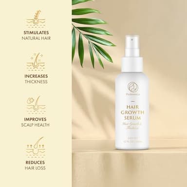 Hair Growth Serum: Rosemary Batana Castor Oil Rice Water Biotin Hair Oils for Hair Growth - Hair Growth Thickening Product - Hair Loss Treatments for Women Men(50 ML) - Image 3