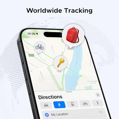 UGREEN FineTrack Smart Finder Compatible with Apple Find My (iOS Only) 2-Year Replaceable Battery Bluetooth Tracker Tags, Item Finder Smart Tag for Key Luggage Passport with Alarm& Left-Behind Remind - Image 3