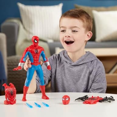 Marvel Spider-Man Thwip Blast Spider-Man Action Figure with Accessories, 11-Inch-Scale Super Hero Toys for Kids Ages 4 and Up - Image 3
