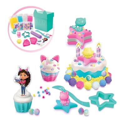 Canal Toys Gabby’s Dollhouse ™ Large Cakey Cat™ Birthday Sensory Box! Get Ready for a paw-Some Party by Sculpting Pretend Party Treats! Age 4+ - Image 6
