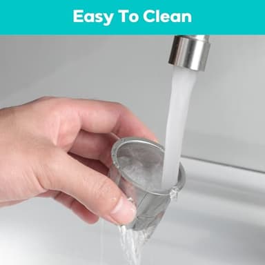 CASABREWS CASKF02 Reusable K Cup Filters, 2 Pack Stainless Steel Refillable Coffee Pods for Keurig 1.0 Brewers, Universal Fit, Eco-Friendly & BPA-Free - Image 7