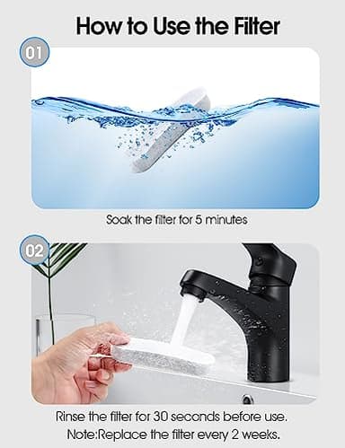 Dog Fountains by WOPET, 4 Pcs Pet Water Fountain Filters for W600 Dog Fountain, Large Water Fountain Filter Replacement - Image 3