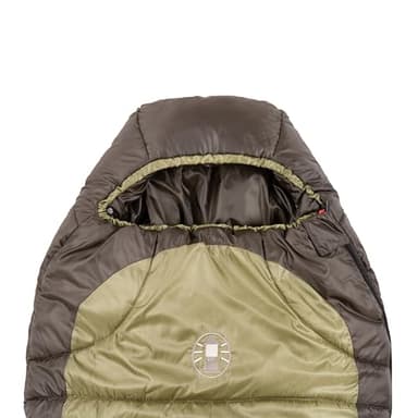 Coleman North Rim 0°F Big & Tall Sleeping Bag, Cold-Weather Mummy Sleep Sack with No-Snag Zipper & Adjustable Hood for Warmth & Ventilation, Large Camping Sleeping Bag - Image 2