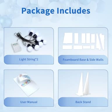 imprsv Marquee Numbers Large 25th-Birthday Decorations: 4ft Light Up Number Graduation Decoration 2025 Year Old Women Men Party Decor Backdrop 52 Anniversary Foam Board Big Number 25 - Image 3