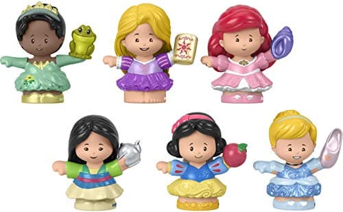 Fisher-Price Disney Princess Gift Set by Little People, 6 Character Figures for Toddlers and Preschool Kids Ages 18 Months to 5 Years (Amazon Exclusive) - Image 1