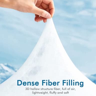 Marchpower Cooling Comforter Queen Size for Hot Sleepers, Lightweight Silky Soft Summer Cooling Blanket, Gradient Comforter - Image 7