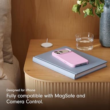 Beats iPhone 17 Pro Max Case with MagSafe & Camera Control, Matte Finish, Microfiber Lining – Pebble Pink - Image 4