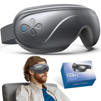 RENPHO Eyeris 2 Eye Massager with Heat, Birthday Christmas Gifts for Grandkids Mom Dad Women Men Face Massager, Heated Eye Mask for Improve Sleep - Image 8