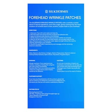 SILKDERMIS Forehead Wrinkle Patches 12Pcs with Aloe, Collagen, Vitamin E, Anti Wrinkle Patches, Forehead Wrinkles Treatment - Image 8