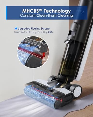Tineco Floor ONE S6 Cordless Wet Dry Vacuum Floor Cleaner Washer Mop All-in-One for Hard Floors, LED Display, Long Runtime, Dual-Sided Edge Cleaning, Self-Cleaning - Image 3
