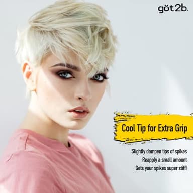 Got2B Glued Styling Spiking Hair Gel 2 - 6 oz tubes + 1 Travel 1.25 oz tube - Image 7