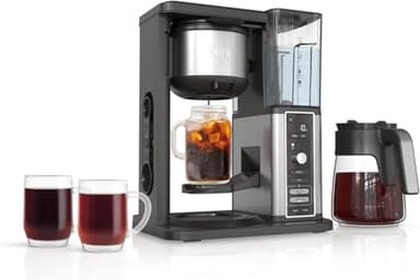 Ninja CM371 Hot & Iced XL Coffee Maker with Rapid Cold Brew, 4 Brew Styles, 8 Sizes Small Cup to Travel Mug, Single-Serve and 12-Cup Carafe, Permanent Filter, Removable Reservoir, Black (Renewed) - Image 1