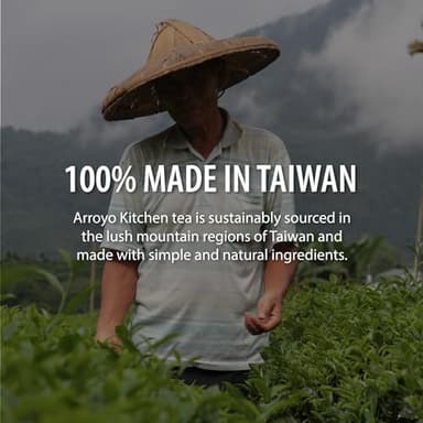 Arroyo Kitchen by Little Jasmine, Non-GMO Rose Oolong Tea Bag, 4 Gr of Premium Taiwanese Whole Tea Leaves and Flowers per Bag, PLA Tea Bag, Brew Hot or Cold - Image 4