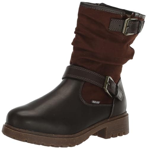 MUK LUKS Women's Scarlett Sabrina Fashion Boot, Brown, 7 - Image 1