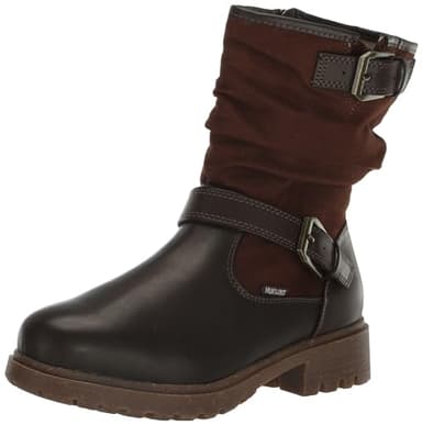 MUK LUKS Women's Scarlett Sabrina Fashion Boot, Brown, 7 - Image 1