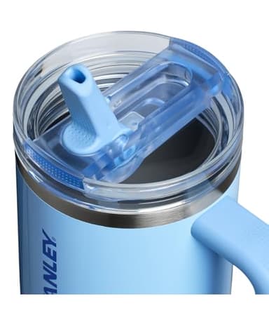 STANLEY Quencher ProTour Flip Straw Tumbler with Leakproof Lid 40 oz | Built-In Straw and Handle | Cup Holder Compatible for Travel | Insulated Stainless Steel Cup | BPA-Free | Cornflower Gloss - Image 2