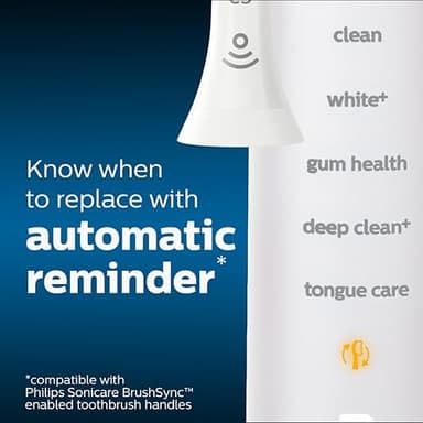 Philips Sonicare Genuine C3 Premium Plaque Control Toothbrush Heads, One Year Supply, 2 Brush Heads, Black, HX9044/95 - Image 5