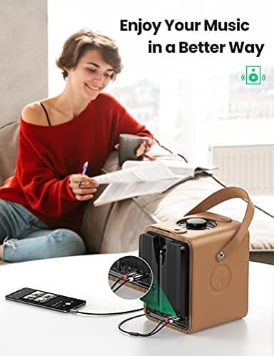 UGREEN 3.5mm to RCA Cable, 6.6FT RCA Male to Aux Audio Adapter HiFi Sound Headphone Jack Adapter Metal Shell Y Splitter Auxiliary Cord 1/8 Connector for Phone Speaker MP3 Tablet HDTV - Image 8