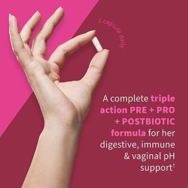 Garden of Life Dr Formulated Once Daily 3-in-1 Complete Prebiotics, Postbiotics & Probiotics for Women, PRE + PRO + POSTBIOTIC Supplement for Women’s Digestive, Immune & Vaginal Health, 30 Day Supply - Image 4