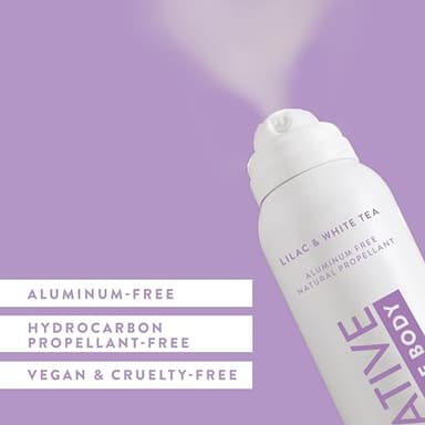Native Whole Body Deodorant Spray Contains Naturally Derived Ingredients, Deodorant for Women & Men | 72 Hour Odor Protection, Aluminum Free with Coconut Oil and Shea Butter | Lilac & White Tea - Image 2