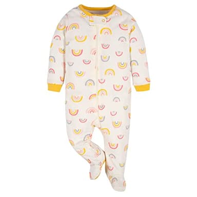 Gerber Baby Girls 2-Pack Sleep 'N Play Gold 0-3 Months - Image 3