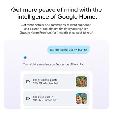 Google Nest Cam Outdoor (Wired, 2nd Gen) - Security Camera with 2K Video and Gemini, Night Vision, 2-Way Audio - Works with Google Home - 2025 Model - Snow - Image 5
