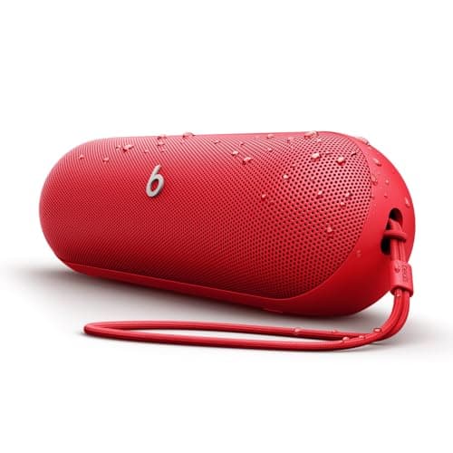 Beats Pill - Portable Bluetooth Speaker - Up to 24H Battery Life, Water Resistant, Bluetooth, Apple & Android Compatible, Seriously Loud Sound for Home, Outdoor and Travel – Statement Red - Image 1