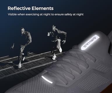 AIRHAS Men's Barefoot Shoes Zero Drop Minimalist Gym Shoes for Men Deadlift Walking Sneakers (White/Gum,11.0) - Image 5